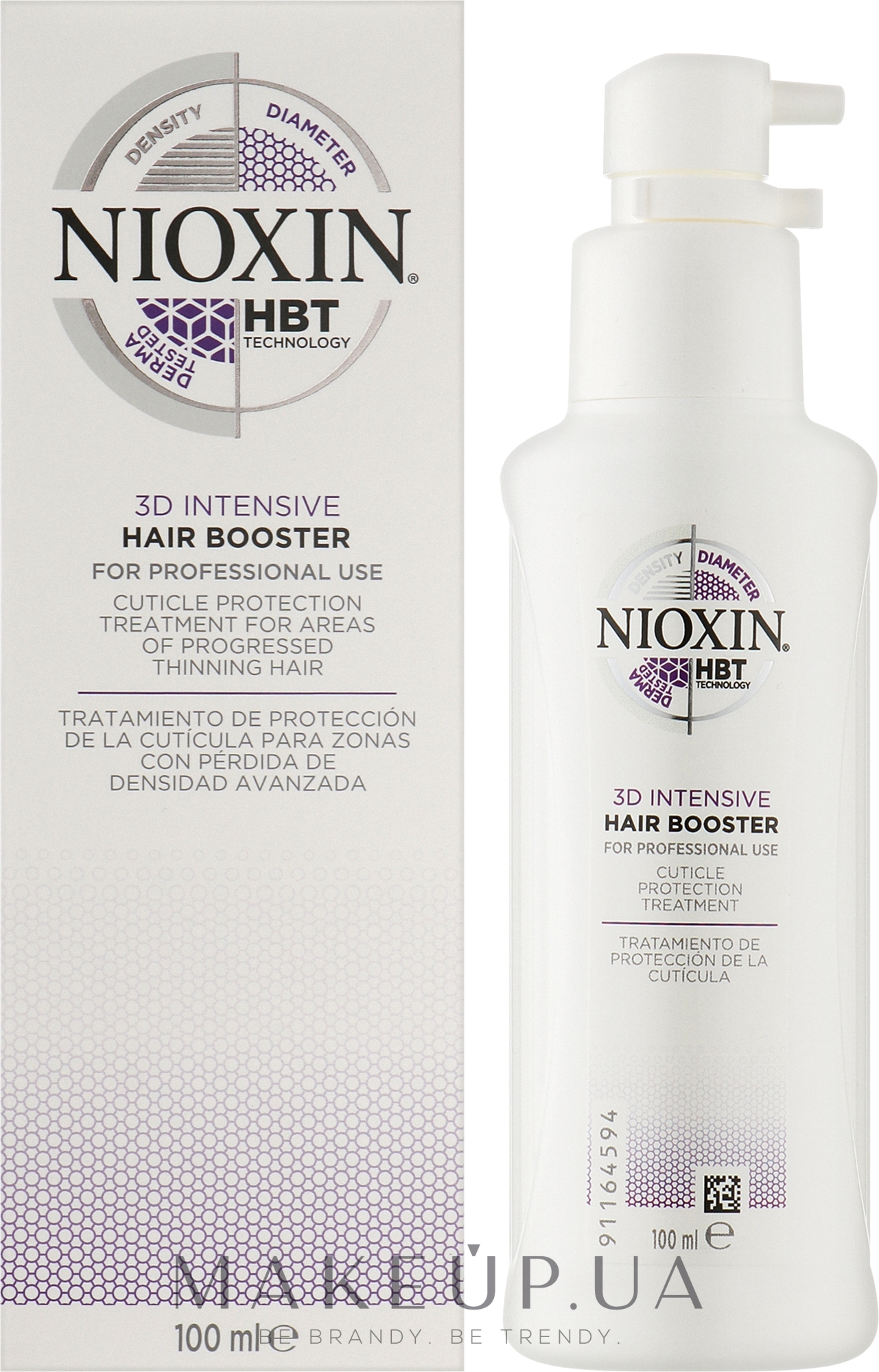 Усилитель роста волос - Nioxin 3D Intensive Hair Booster — фото 100ml