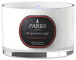 Парфумерія, косметика Ароматична свічка - Parks London Aromatherapy Pomegranate Noir Candle