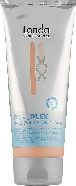 Маска "Золотисто-рожевий блонд" - Londa Professional Toneplex Rose Gold Blonde Mask — фото N1