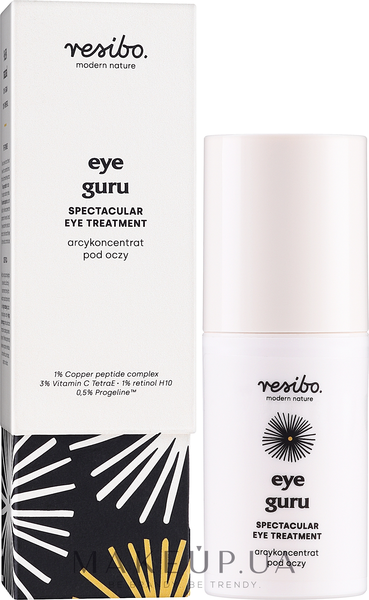 Концентрат для шкіри навколо очей - Resibo Eye Guru Spectacular Eye Treatment — фото 15ml