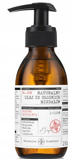 Натуральное масло сладкого миндаля - Bosqie Natural Almond Oil — фото N1