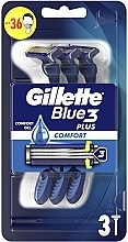 Набір одноразових станків для гоління, 3 шт. - Gillette Blue 3 Comfort — фото N2