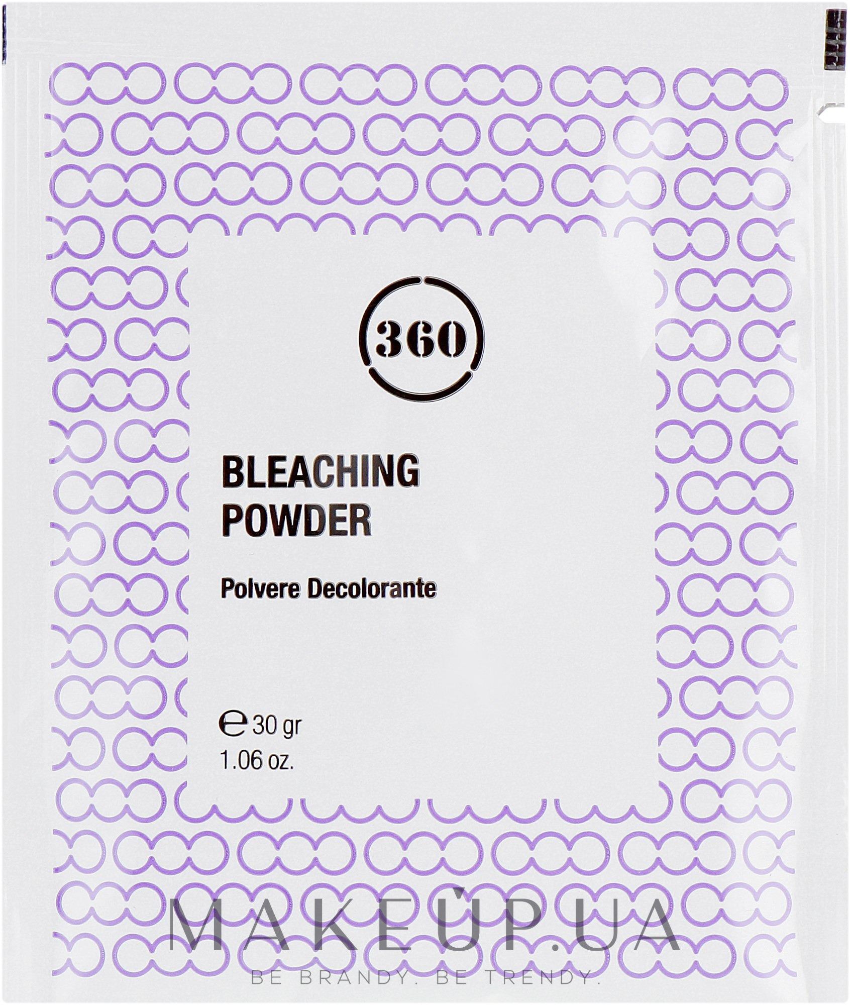 Освітлювальна пудра антижовта для волосся - 360 Bleaching Powder (міні) — фото 30g