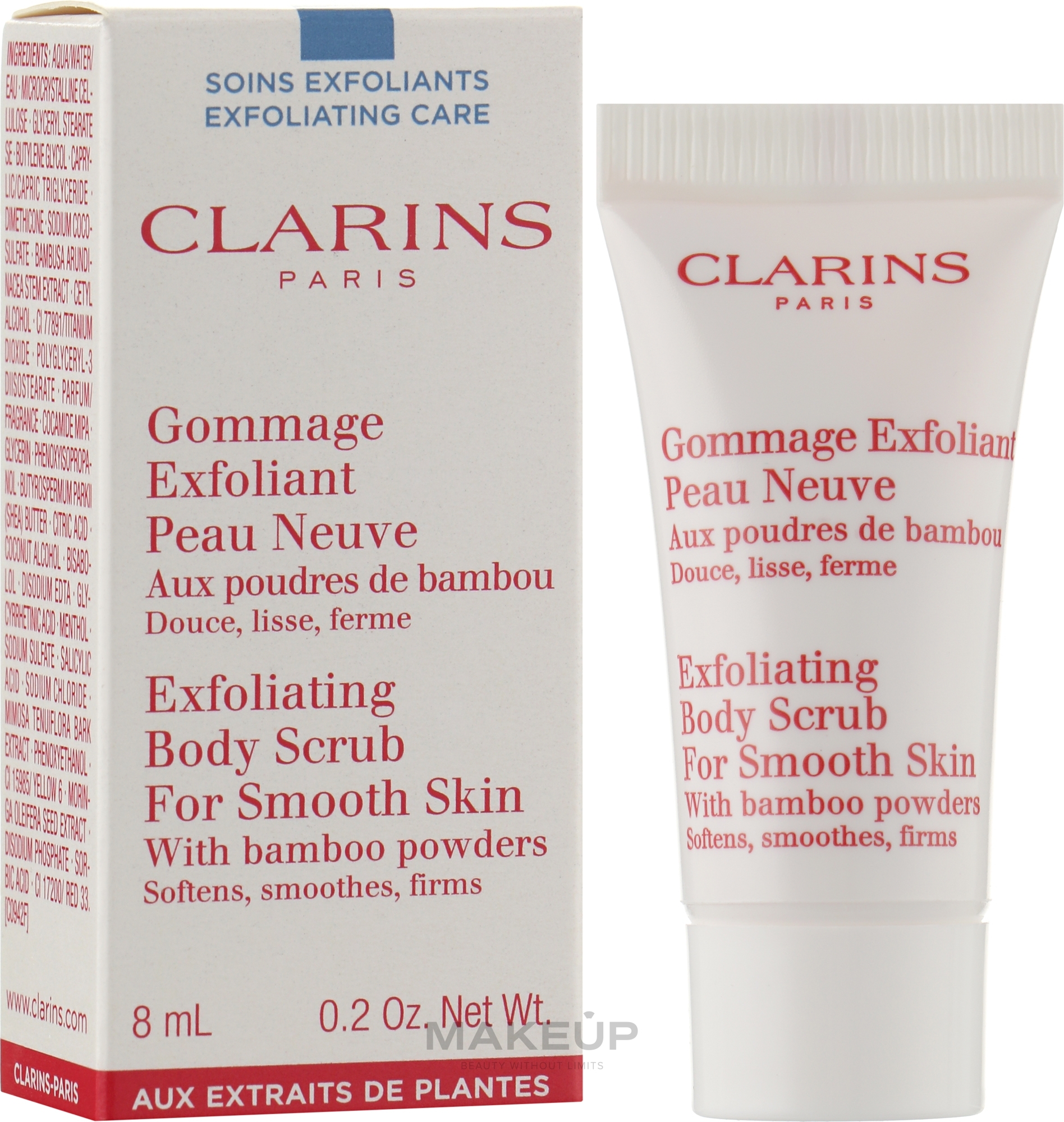 РАСПРОДАЖА Скраб для тела - Clarins Exfoliating Body Scrub For Smooth Skin (пробник) * — фото 8ml