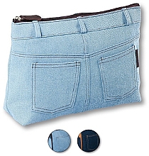 Косметичка "Real Jeans. Denim", 94583, синяя - Top Choice — фото N1
