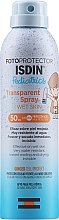 Спрей сонцезахисний для дітей - Isdin Fotoprotector Pediatrics Transparent Spray Wet Skin SPF 50+ — фото N1