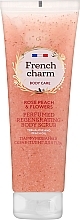 Парфюмированный cкраб-пилинг для тела - Liora French Charm Rose Peach & Flowers Body Care — фото N1