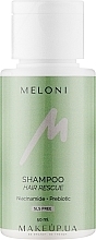 Зміцнювальний безсульфатний шампунь проти випадіння з ніацинамідом та пребіотиком - Meloni Hair Rescue Shampoo (мініатюра) — фото N2