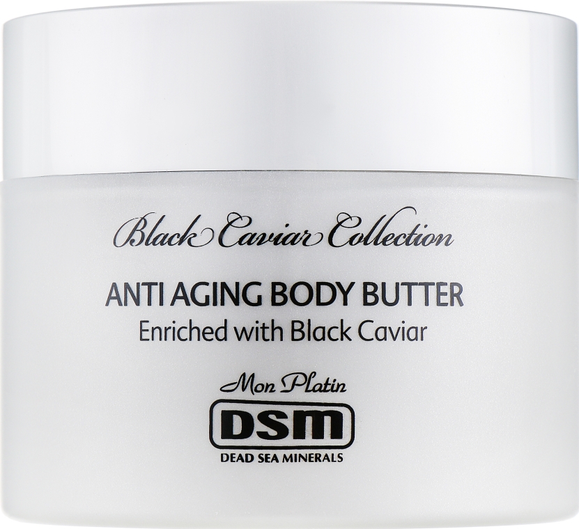 Масло для тела антивозрастное - Mon Platin DSM Black Caviar Anti-Aging Body Butter — фото N2