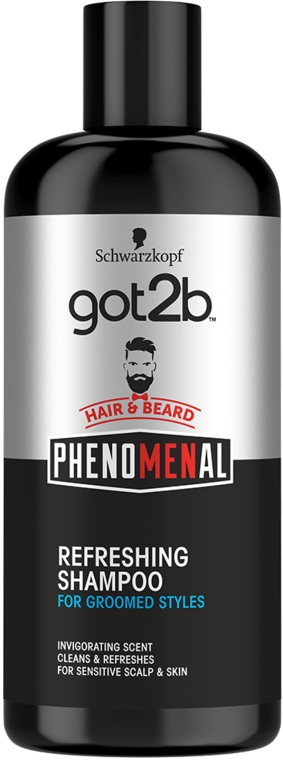 Шампунь для бороди та волосся - Got2b Phenomenal Refreshing Shampoo