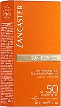 Сонцезахисний флюїд для обличчя - Lancaster Sun Perfect Sun Perfecting Fluid SPF 50 — фото N3