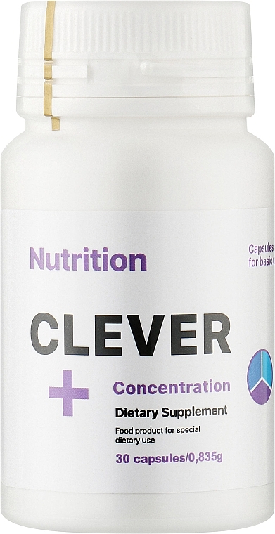 Аминокислотный комплекс - EntherMeal Clever + Concentration Dietary Supplement — фото N1