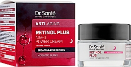 Ночной крем для лица усиленного действия - Dr. Sante Retinol Plus Nigjt Power Cream — фото N2