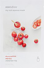 Парфумерія, косметика Тканинна маска - Innisfree My Real Squeeze Mask Tomato