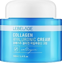 Крем для лица с гиалуроном и коллагеном - Lebelage Collagen Hyaluronic Cream — фото N1