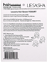 Тайские капсулы для волос c йогуртом - Lesasha Hair Serum Vitamin Yogurt — фото N4