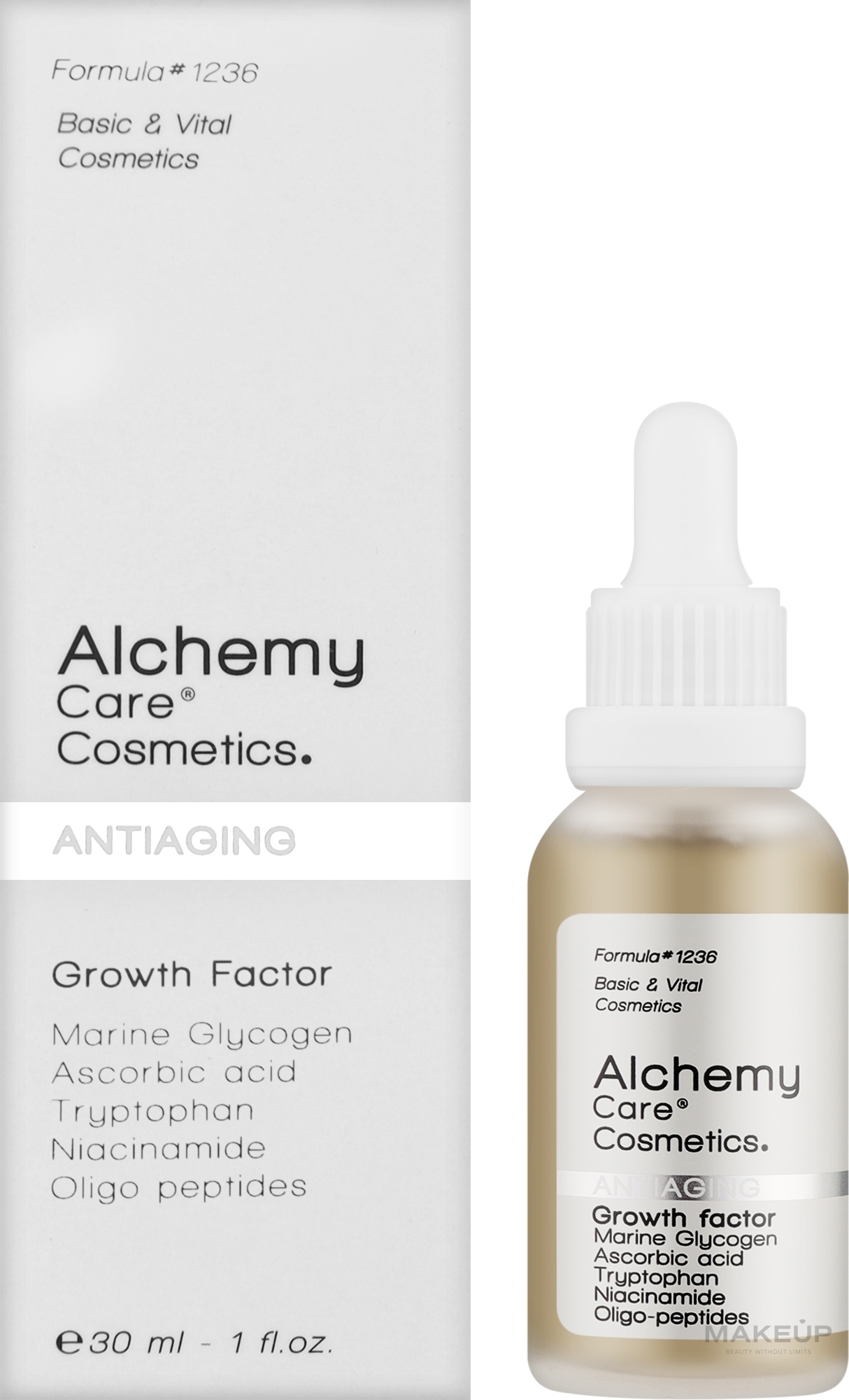 Антивозрастная сыворотка для лица - Alchemy Care Cosmetics Antiaging Growth Factor — фото 30ml