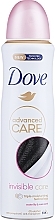 Антиперспірант - Dove Advanced Care Invisible Care Water Lily & Rose Scent Anty-perspirant Spray — фото N1