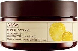 Духи, Парфюмерия, косметика Масло для тела "Персик и Ананас" - Ahava Mineral Botanic Body Butter Pineapple and White Peach