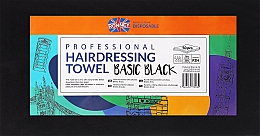 Полотенца одноразовые, 50 шт., черные - Ronney Professional Hairdressing Towel Basic Black — фото N1