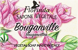 Мыло натуральное "Бугенвиллея " - Florinda Bougainvillea Natural Soap — фото N1