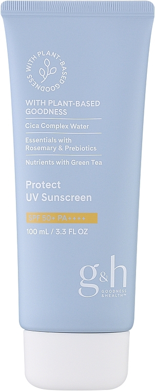 Солнцезащитный крем для тела с UVA/UVB - Amway G&H Goodness & Health Protect UV Sunscreen SPF50+ PA++++ — фото N1