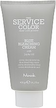 Овітлювальний крем з маслом жожоба - Nook The Service Color Blue Bleaching Cream — фото N1