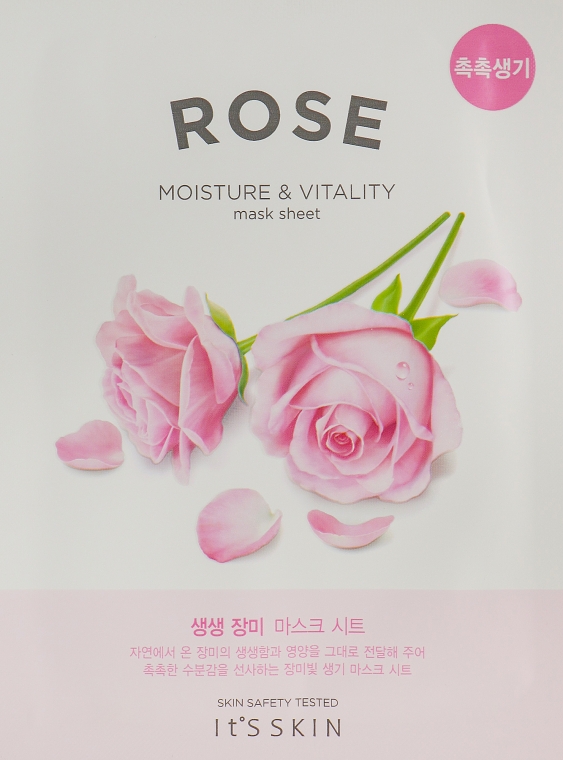 Тканевая маска - It's Skin The Fresh Rose Mask Sheet — фото N1