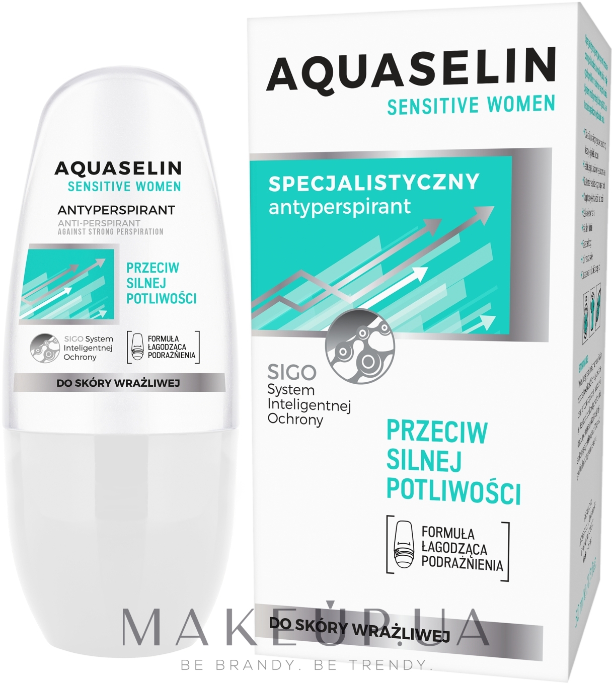 Роликовий дезодорант для чутливої шкіри - AA Cosmetics Aquaselin Sensitive Women Deo — фото 50ml