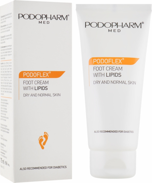  Крем для стоп з ліпідами - Podopharm Professional Foot Cream With Lipids — фото N1