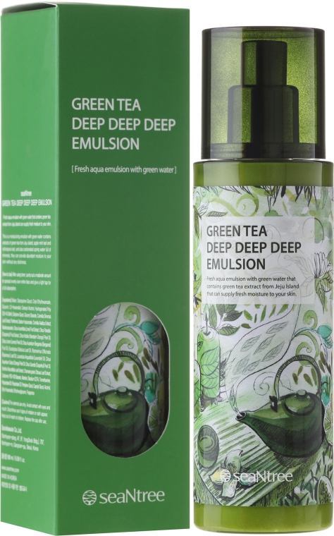 Эмульсия с зеленым чаем - SeaNtree Green Tea Deep Deep Deep Emulsion