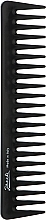 Гребінець для нанесення гелю, 11х5 см, чорний - Janeke Professional Gel Application Comb — фото N1