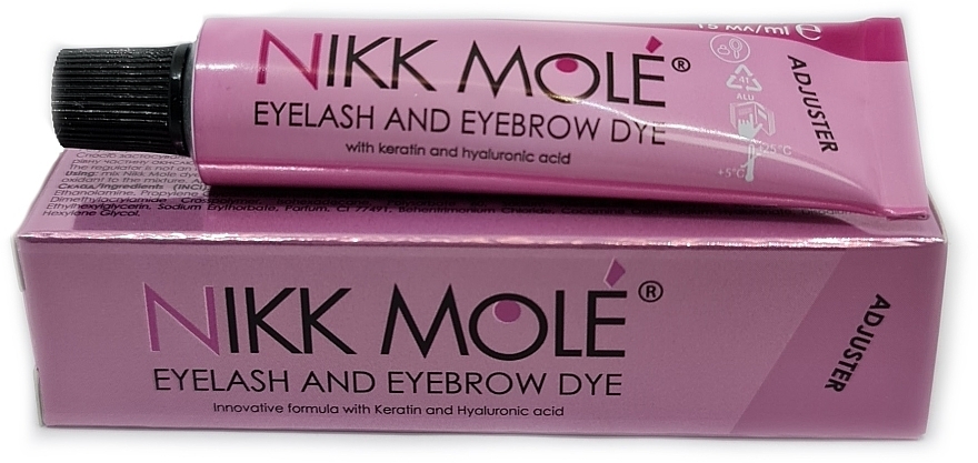 УЦІНКА Регулятор насиченості кольору - Nikk Mole Eyelash And Eyebrow Dye Adjuster * — фото N1