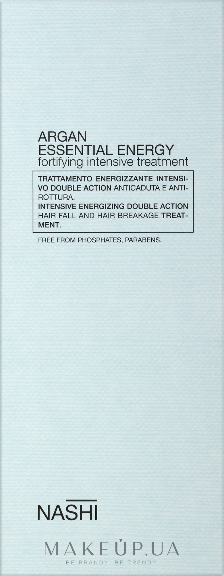 Интенсивно укрепляющие ампулы против выпадения волос - Nashi Argan Essential Energy Fortifying Intensive Treatment — фото 12x6ml