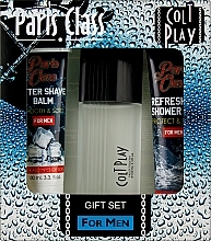 Aroma Parfume Paris Class Colt Play - Набор (edt/100ml + ashave/balm/100ml + sh/gel/130ml) — фото N1