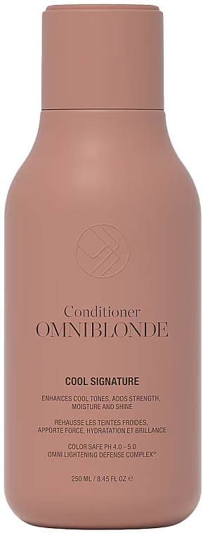 Кондиционер для холодного блонда - Omniblonde Cool Signature Conditioner — фото N1