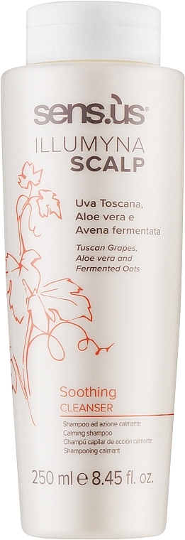 Успокаивающий шампунь для волос - Sensus Illumyna Scalp Soothing Cleanser Calming Shampoo  — фото N1