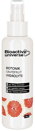 Тонік-гідролат "Грейпфрут" - Bioactive Universe Biotonik Hydrolyte — фото N1