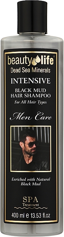Шампунь для мужчин - Aroma Dead Sea Intensive Mud Shampoo For Men — фото N1