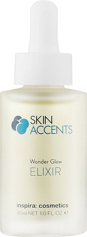 Дивовижна сироватка для розгладження шкіри - Inspira:cosmetics Skin Accents Wonder Glow Elixir — фото N1