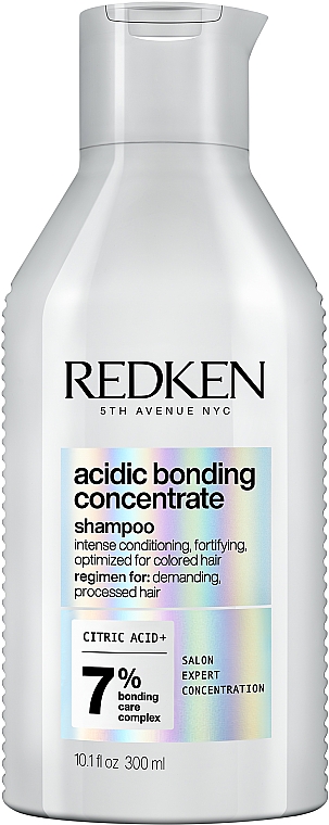 Шампунь для интенсивного ухода за химически поврежденными волосами - Redken Acidic Bonding Concentrate Shampoo 