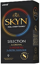 Безлатексные презервативы, 9 шт. - Unimil Skyn Feel Everything Selection — фото N1