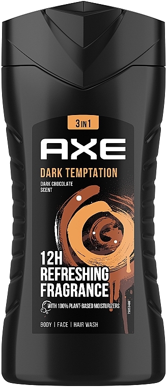 Гель для душа "Дарк темптейшн" - Axe Revitalizing Shower Gel Dark Temptation — фото N1