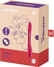 Духи, Парфюмерия, косметика Гибкий вибратор, красный - Satisfyer Elastic Joy Flexible Vibrator 