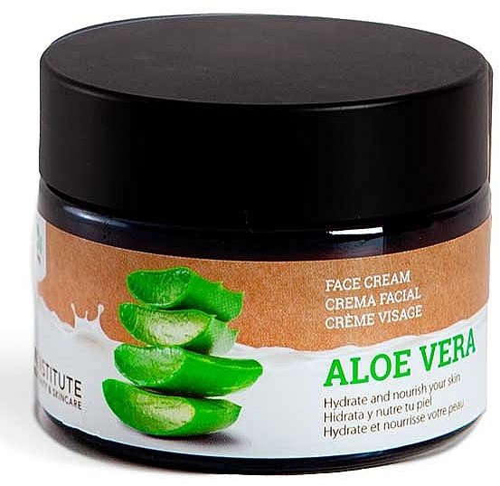 Крем для обличчя - IDC Institute Moisturizing Face Cream Vegan Formula Aloe Vera — фото N1