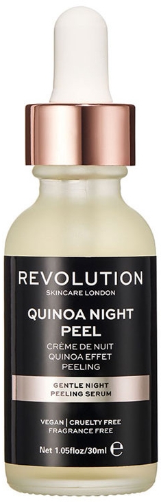 Нічна ніжна сироватка-пілінг - Makeup Revolution Quinoa Night Peel — фото N2