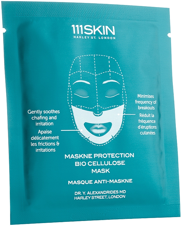 Маска для проблемной кожи лица - 111Skin Maskne Protection Bio Cellulose Mask — фото N1