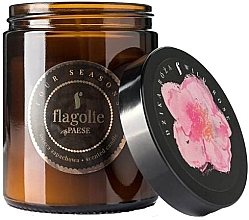 Парфумерія, косметика Ароматична свічка у банці "Дика троянда" - Flagolie Fragranced Candle Wild Rose