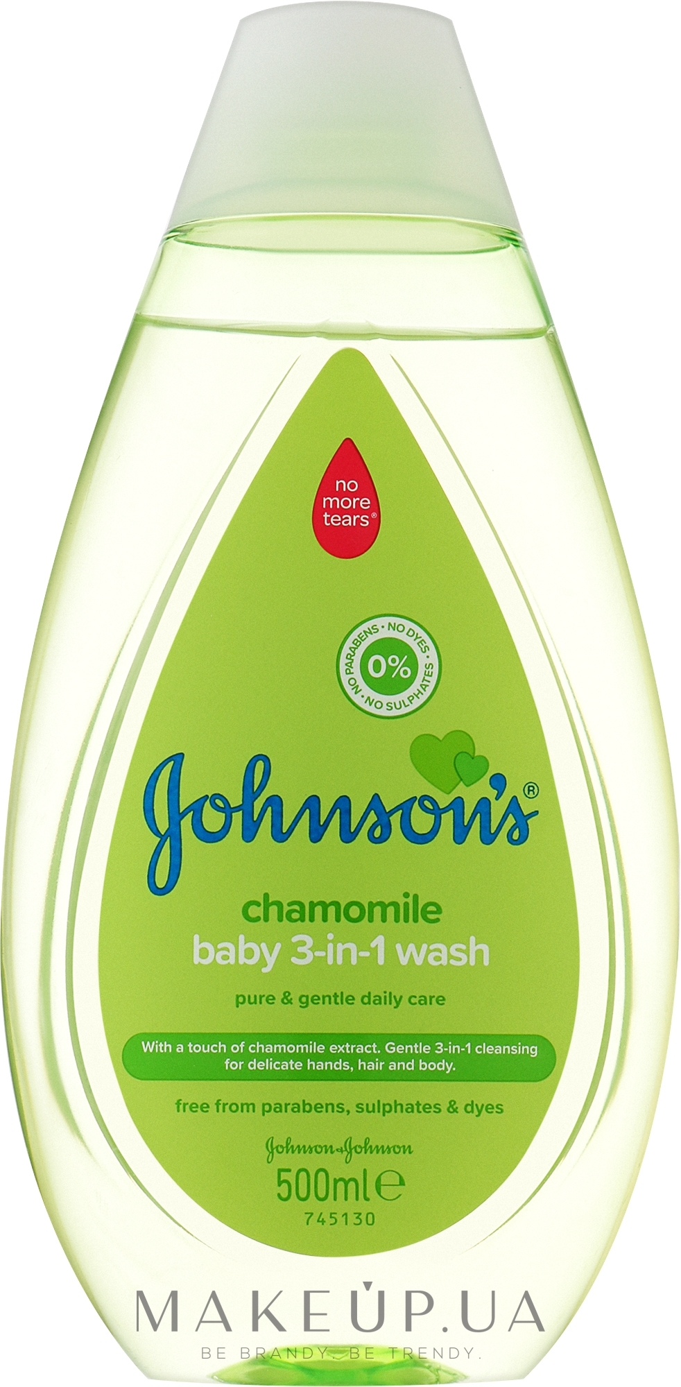 Детский мягкий гель для мытья и купания "Ромашка" - Johnson’s® Baby — фото 500ml