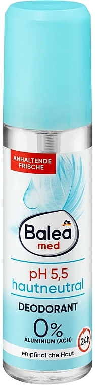 Дезодорант-розпилювач для чутливої шкіри - Balea Med pH 5.5 Deodorant